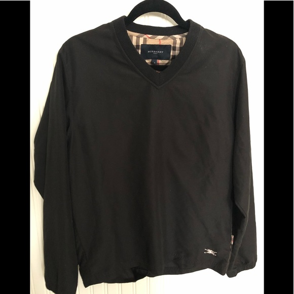 burberry golf sweater